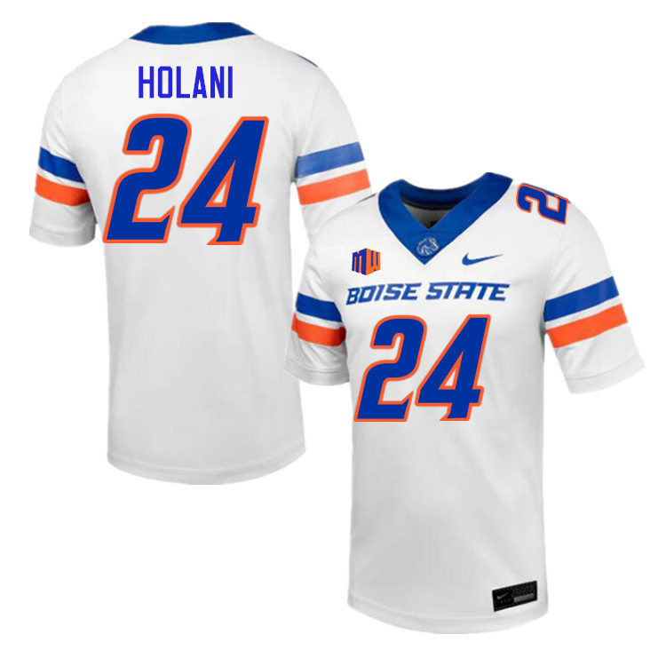 George Holani Jersey, Boise State Broncos #24 George Holani Football Jersey College Uniforms-White